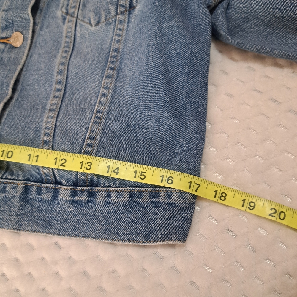 ASPHALT Jacket Denim Lt.blue Women Size M - Picture 8 of 10